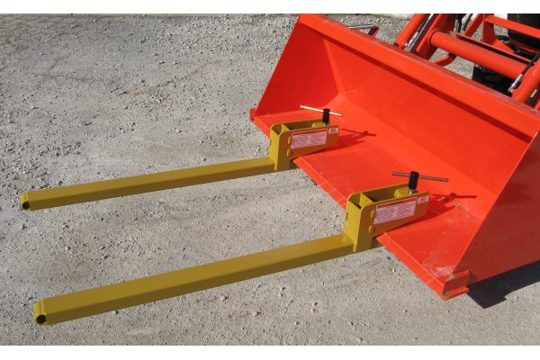 Worksaver | Clamp-On Bucket Pallet Forks | Model BF-4000 for sale at H&M Equipment Co., Inc. New York
