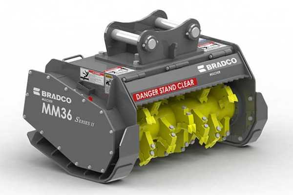 Paladin Attachments | Bradco | Bradco Excavator Mulcher II for sale at H&M Equipment Co., Inc. New York