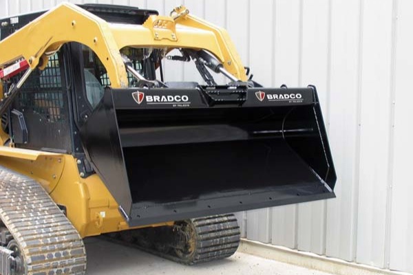Paladin Attachments Low-Profile Dirt Bucket for sale at H&M Equipment Co., Inc. New York