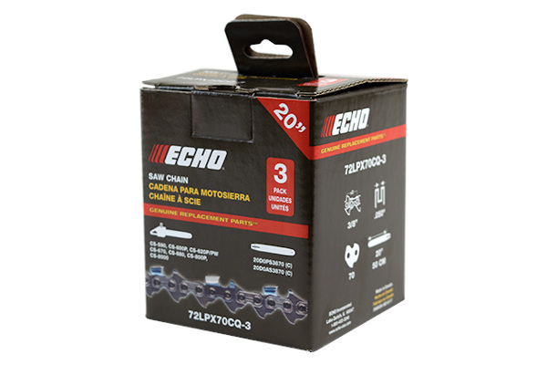 Echo 20" – 3 Pack Chain - 72LPX70CQ-3 for sale at H&M Equipment Co., Inc. New York