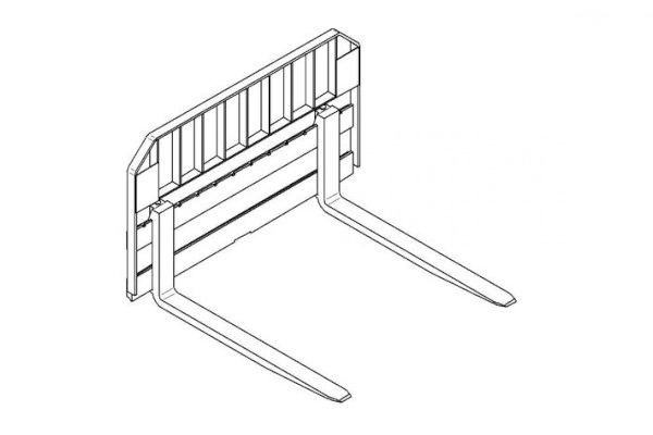 Paladin Attachments Pallet Rail Style Forks for sale at H&M Equipment Co., Inc. New York