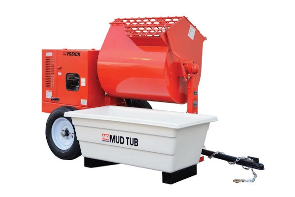 MultiQuip | Essick Steel-Drum Plaster/Mortar Mixers | Model EM120HYD for sale at H&M Equipment Co., Inc. New York