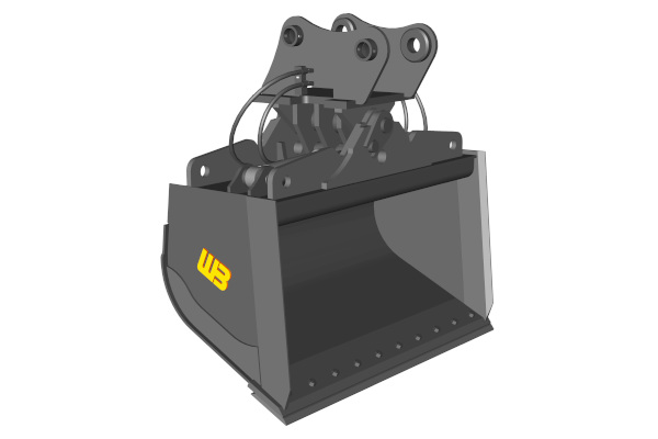 WERK-BRAU | Excavators | Model HYDRAULIC TILTING GRADE BUCKET for sale at H&M Equipment Co., Inc. New York