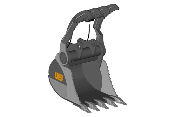 WERK-BRAU | Excavators | Model HYDRA-CLAMP BUCKET & RAKE for sale at H&M Equipment Co., Inc. New York WERK-BRAU | Excavators | Model HYDRA-CLAMP BUCKET & RAKE for sale at H&M Equipment Co., Inc. New York