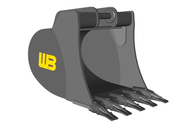 WERK-BRAU | Excavators | Model RECESSED PIN COUPLER BUCKET for sale at H&M Equipment Co., Inc. New York