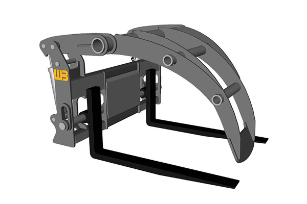 WERK-BRAU | Front Loader & Front Backhoe | Model WISHBONE GRAPPLE FORKS for sale at H&M Equipment Co., Inc. New York