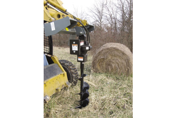 Worksaver | Models 914HC, 924HC Skid Steer Mounted Hydraulic Post Hole Digger | Model 914HC for sale at H&M Equipment Co., Inc. New York