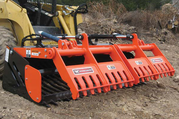 Worksaver | Material Handling | SARG® Sweep Action Rock Grapple for sale at H&M Equipment Co., Inc. New York
