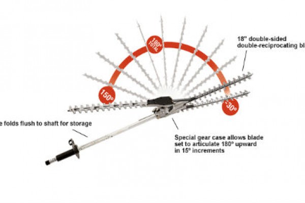 Echo | Attachments | Model 99944200595 - Articulating Hedge Trimmer Attachment for sale at H&M Equipment Co., Inc. New York